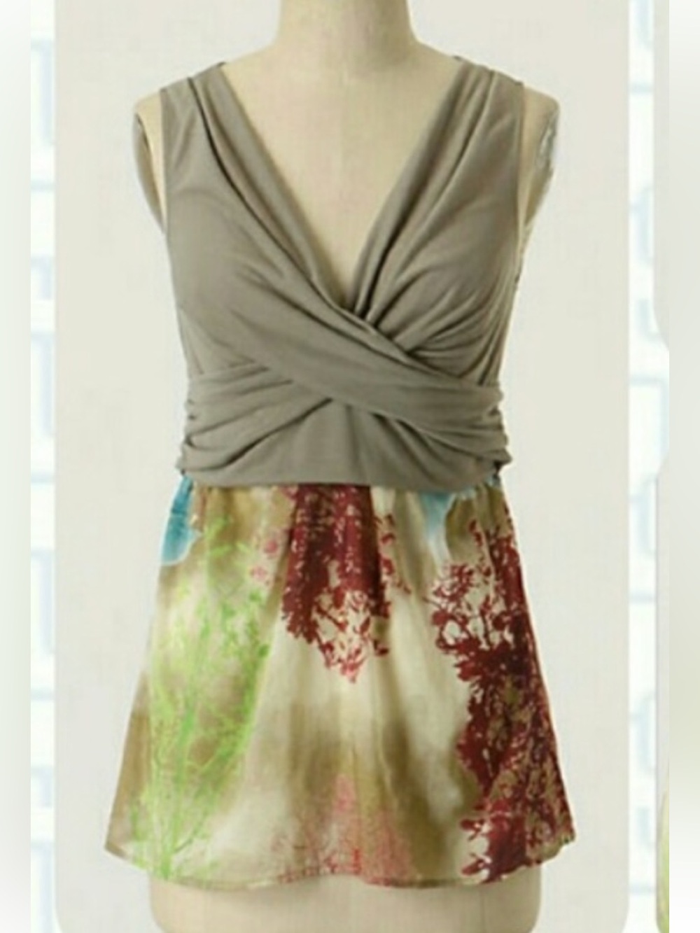 Anthropologie Weston Wear Lunar Eclipse Babydoll Top Small Y2K Fairy Goblincore